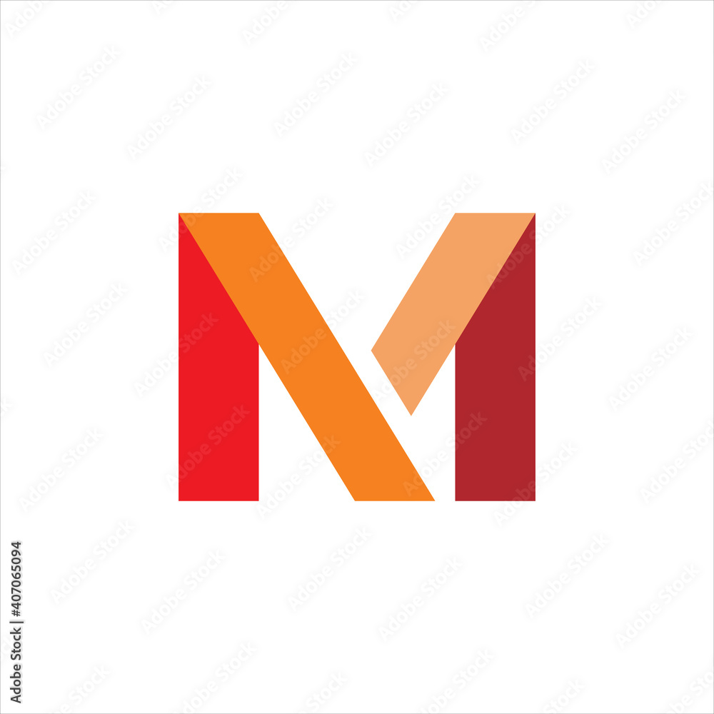 moder solid letter m logo design moder solid letter m logo design