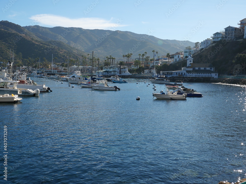 boats in Avalon, Catalina Island