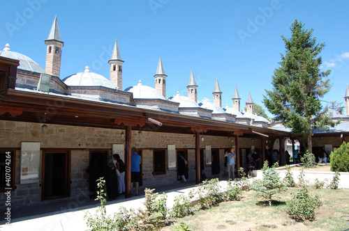 Konya (Anatolia, Turkey). Mevlana Monastery, founder of the Order of the Dancing Dervishes
 photo