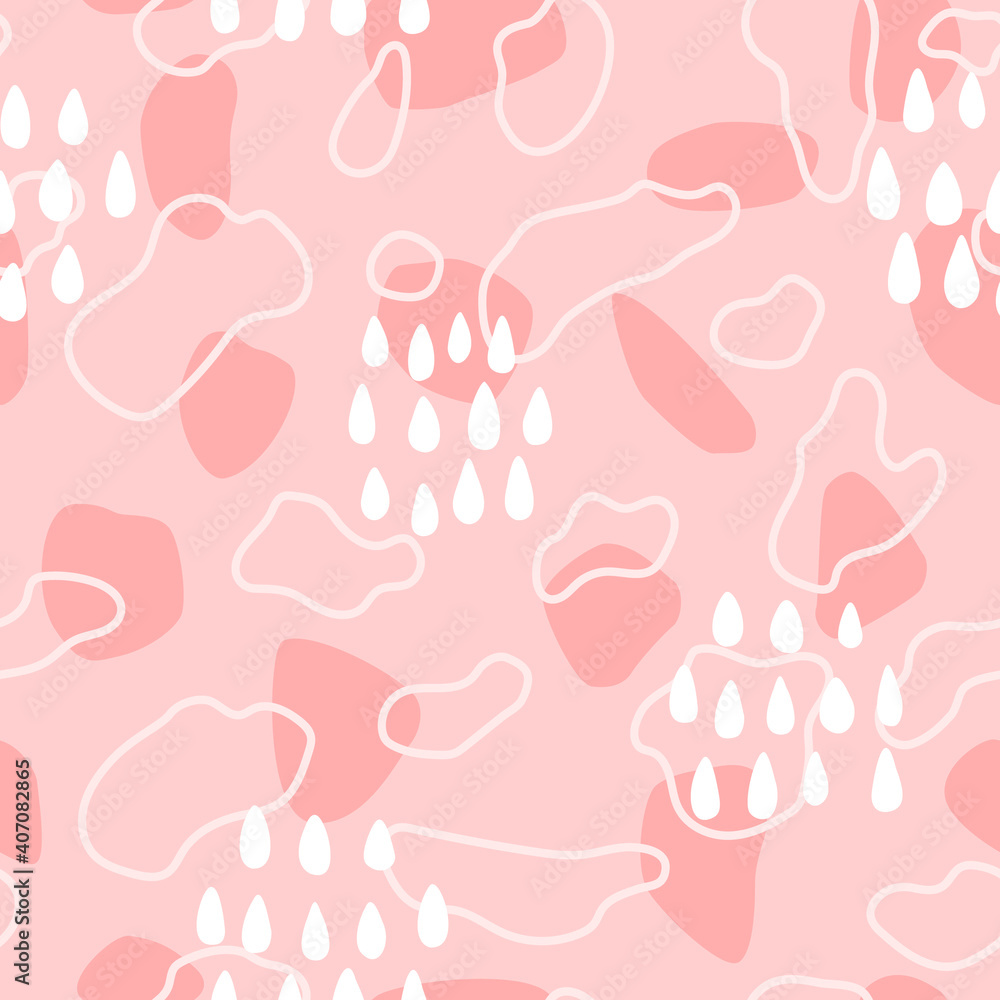 Vector seamless abstract pattern. Simple design for textile, wallpaper, wrapping paper