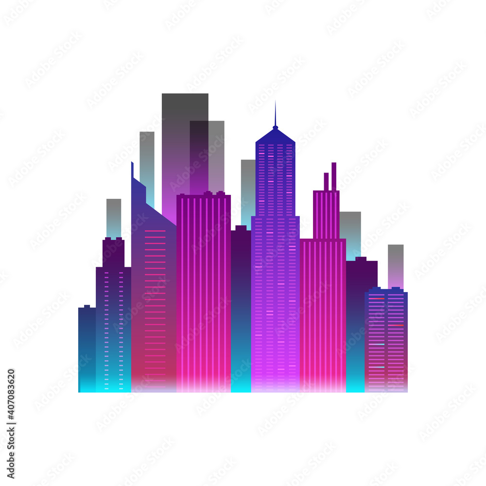 Neon City Icon