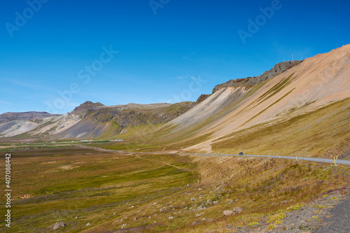 panoramas encountered while traveling along the main Icelandic road, iceland