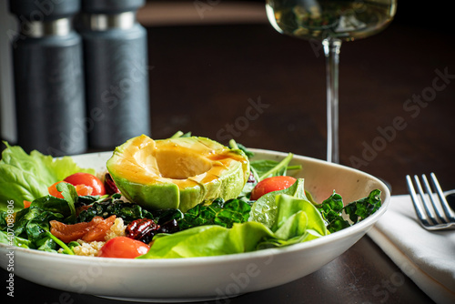 salad with avocado and quinoa photo