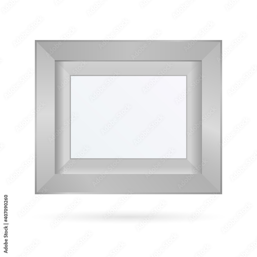 Presentation set square picture frame design with shadow on transparent background. 3D Board Banner Stand on isolated clean blank table Vector illustration EPS 10 for photo, image, text promotional Presentation set square picture frame design with shadow on transparent background. 3D Board Banner Stand on isolated clean blank table Vector illustration EPS 10 for photo, image, text promotional