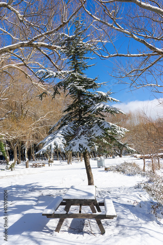 Black Lake Yamanlar Mountain, Izmir - Turkey photo