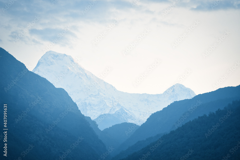 Annapurna circuit landscape panorama
