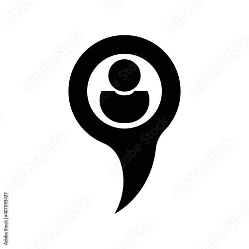 Map pin icon vector. Map marker vector