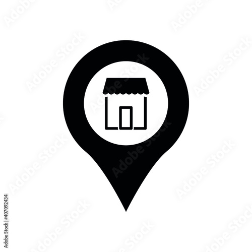 Map pin icon vector. Map marker vector