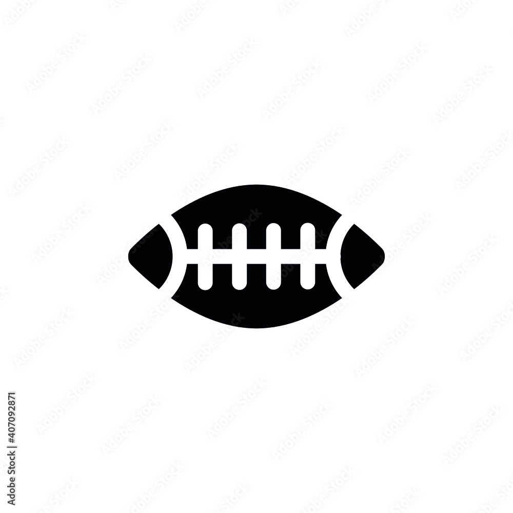 American football vector icon, sports ball symbol. Modern, simple flat vector illustration for web site or mobile app American football vector icon, sports ball symbol. Modern, simple flat vector illustration for web site or mobile app