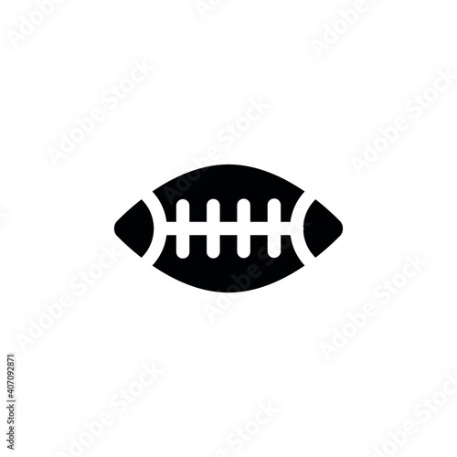 American football vector icon, sports ball symbol. Modern, simple flat vector illustration for web site or mobile app