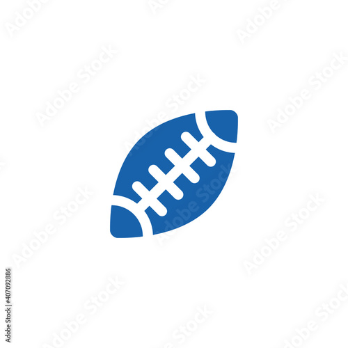 American football vector icon, sports ball symbol. Modern, simple flat vector illustration for web site or mobile app