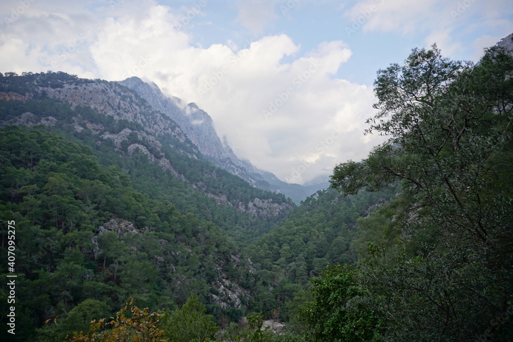 Forest, Hills, and mountains at the Goynuk, Antalya