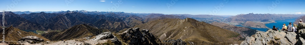 panoramic mountain range