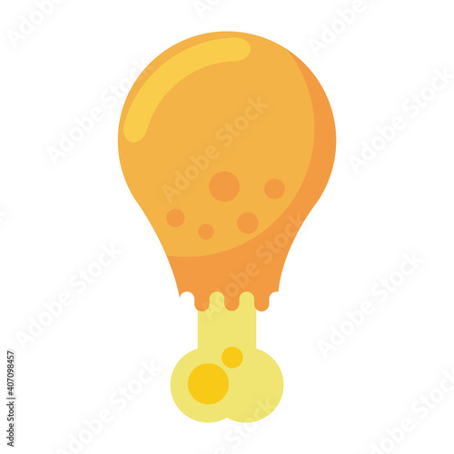 delicious chicken thighs food silhouette style icon