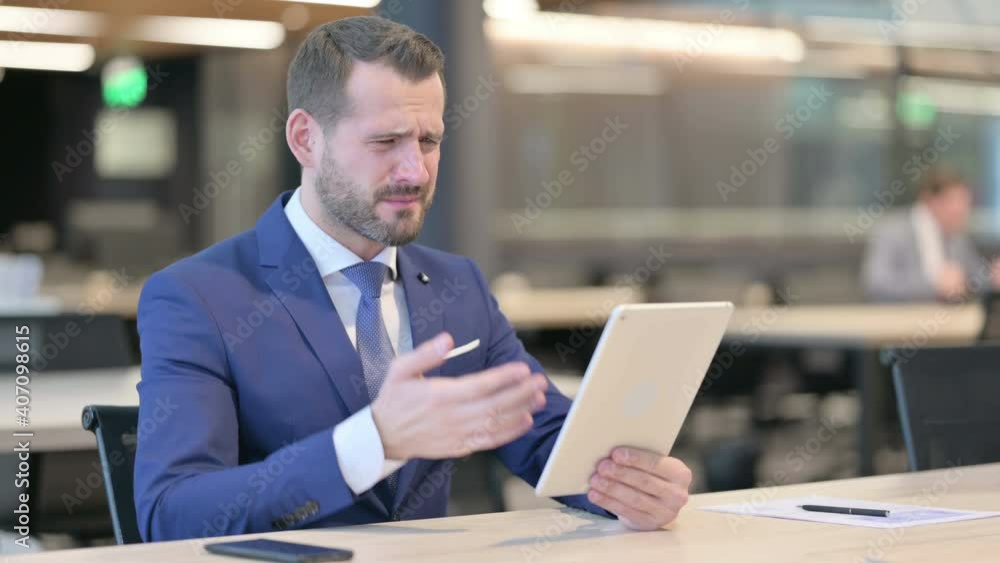 custom made wallpaper toronto digitalDisappointed Middle Aged Businessman Reacting to Loss on Tablet