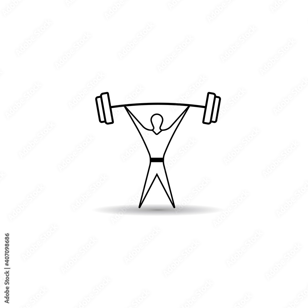 lifting weights icon lifting weights icon