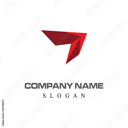 Free Download  Arrow vector illustration icon Logo Template design - GFXLoad