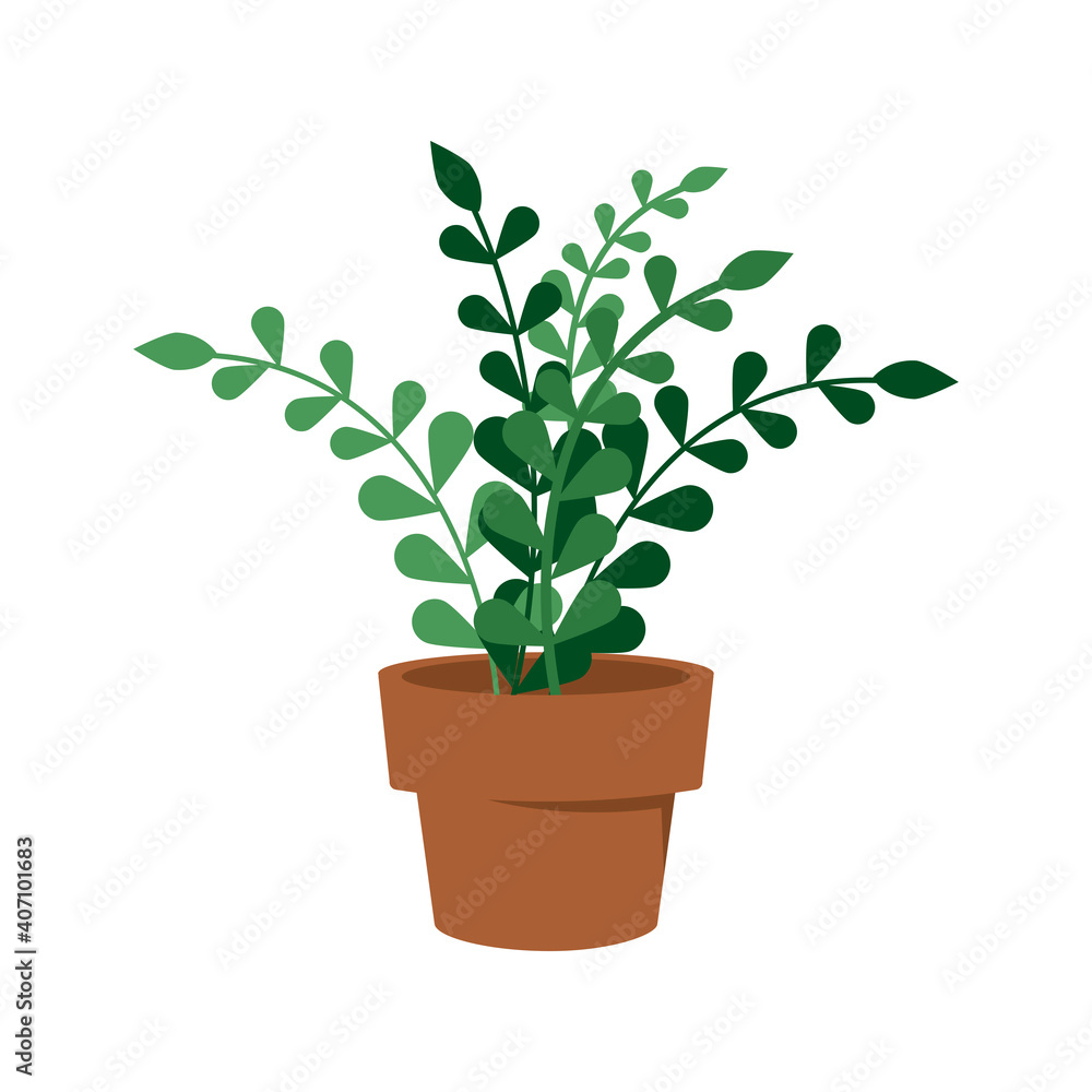 home plant in brown ceramic pot decor home plant in brown ceramic pot decor
