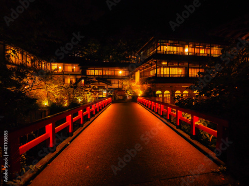 【群馬県】四万温泉の夜景