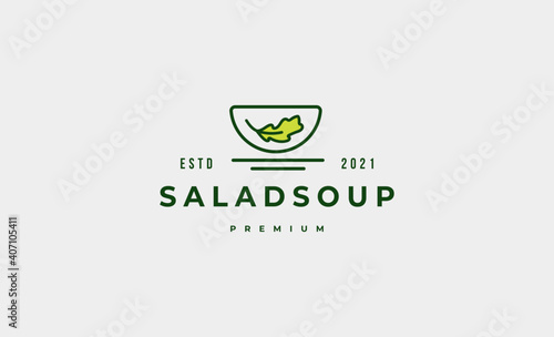 salad food logo vector design illustration