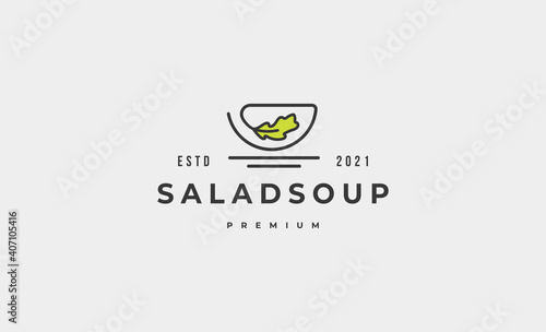 salad food logo vector design illustration