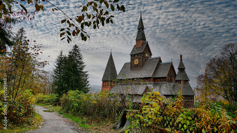 Obraz premium Hahnenklee Kirche Harz