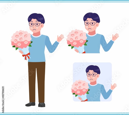 Young man with glasses