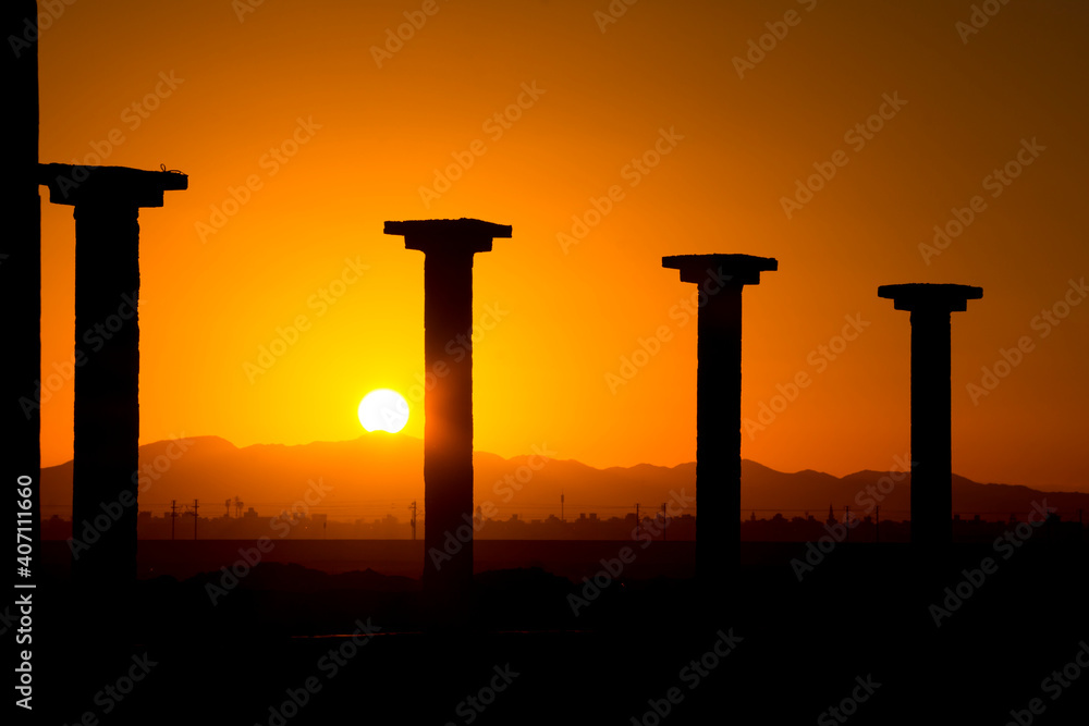 Naklejka premium Sunrise