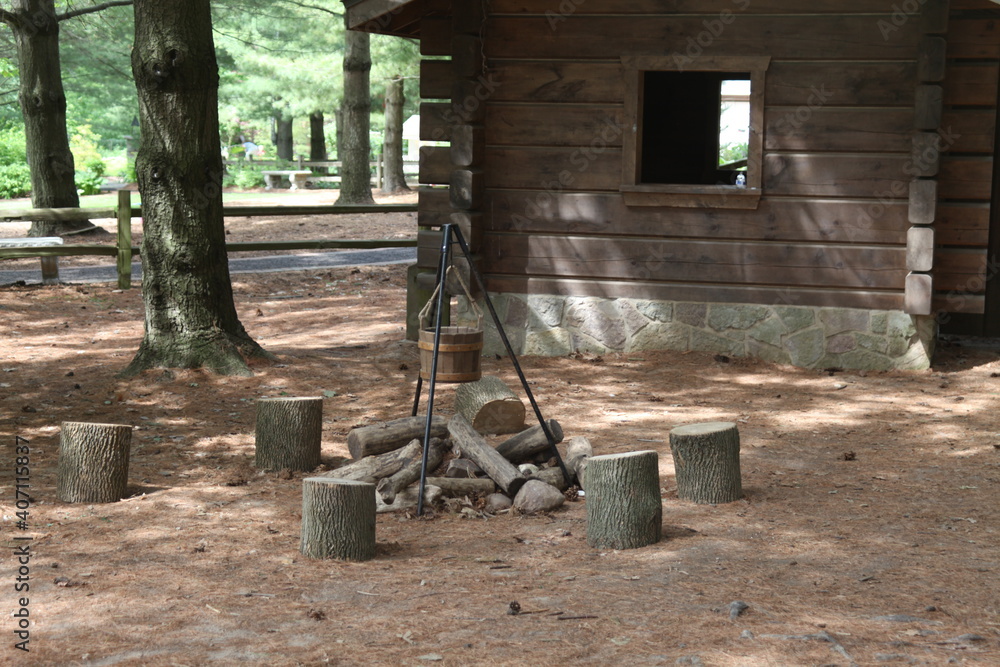 FIREPLACE OUTSIDE, FIREPIT, LOG HOUSE FIREPLACE OUTSIDE, FIREPIT, LOG HOUSE