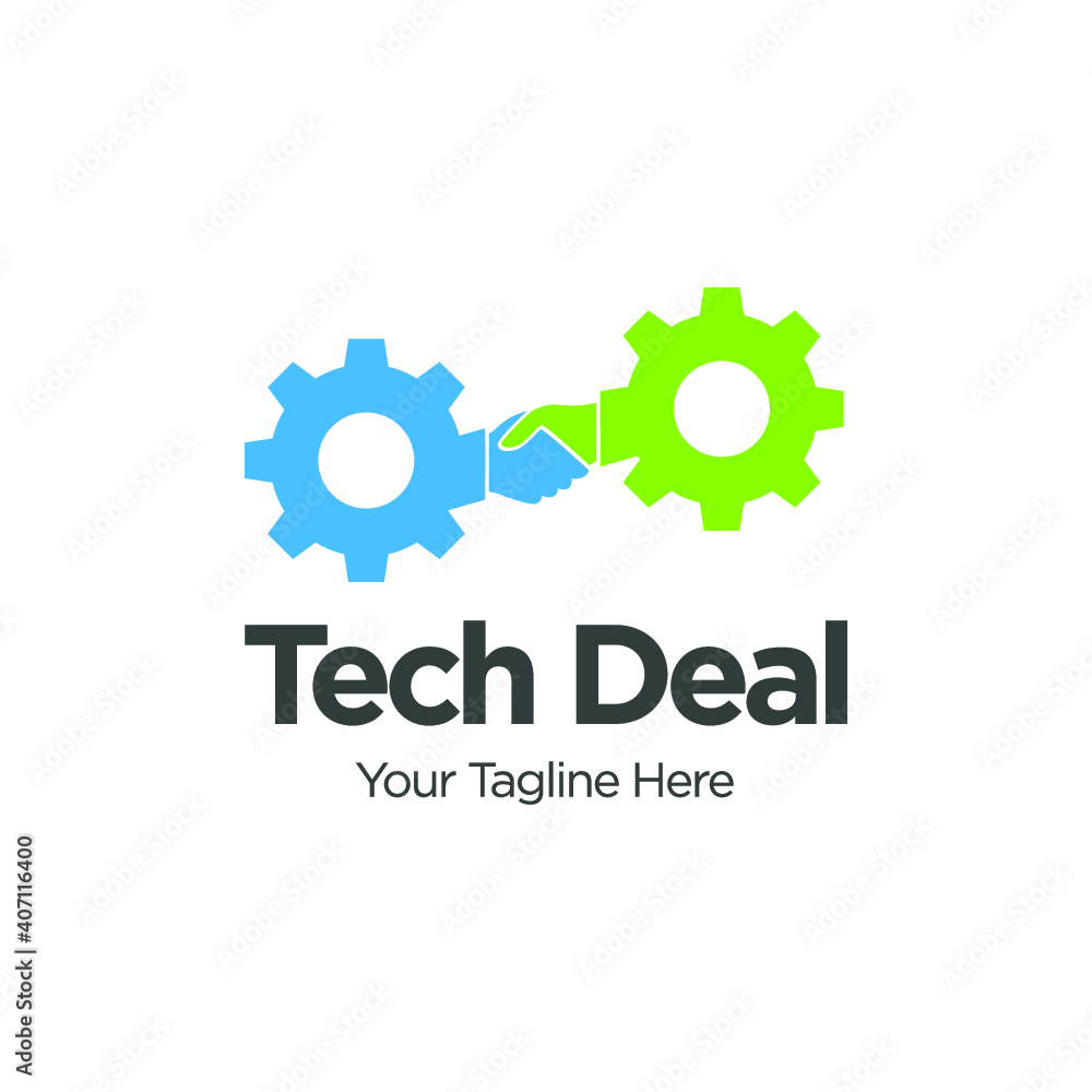 ech deal logo design template element ech deal logo design template element
