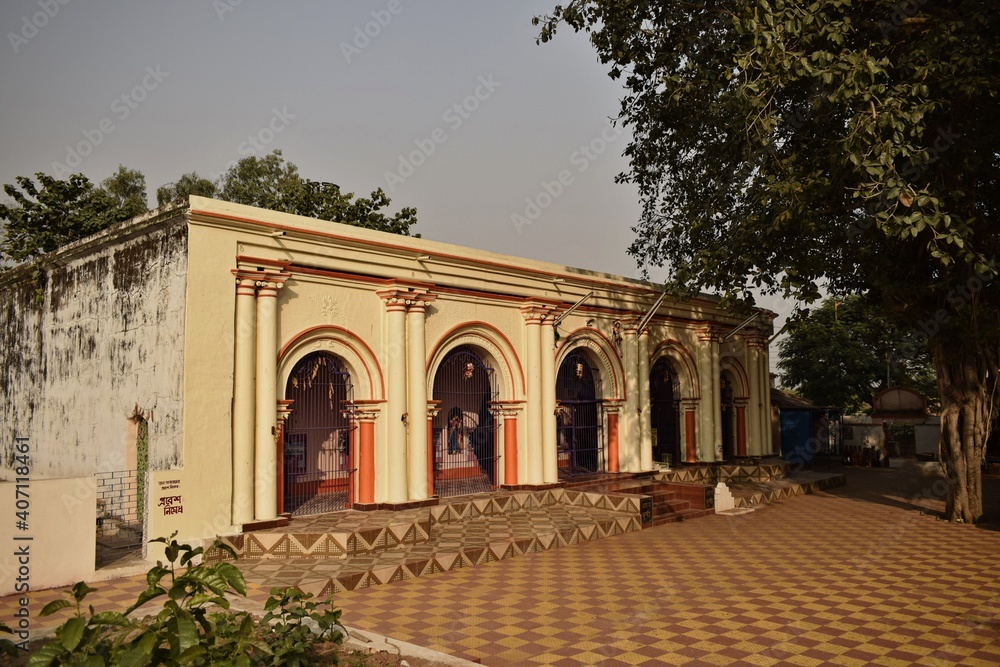 old mrinmoyee temple or goddess durga temple at bishnupur, west bengal, india