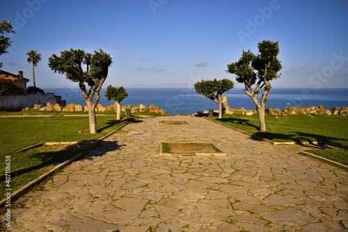 ancient ghannam rock, tangier, morocco photo