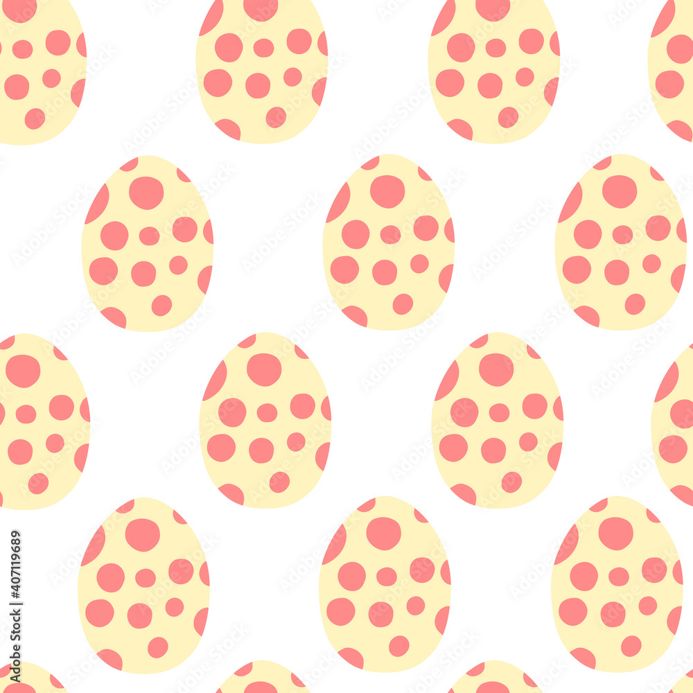 Painted eggs in cartoon style. Painted eggs in cartoon style.