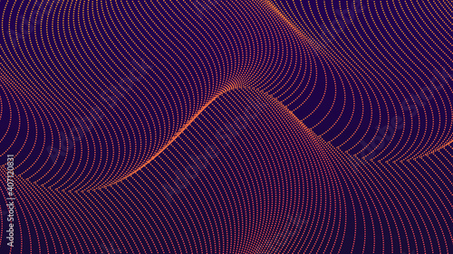 abstract halftone wave  background with lines