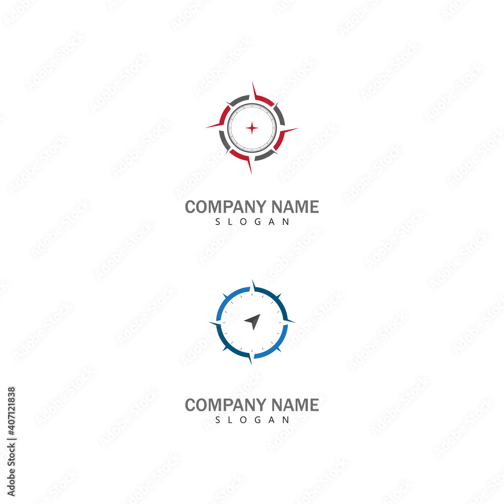 Compass Logo Template vector icon illustration design Compass Logo Template vector icon illustration design