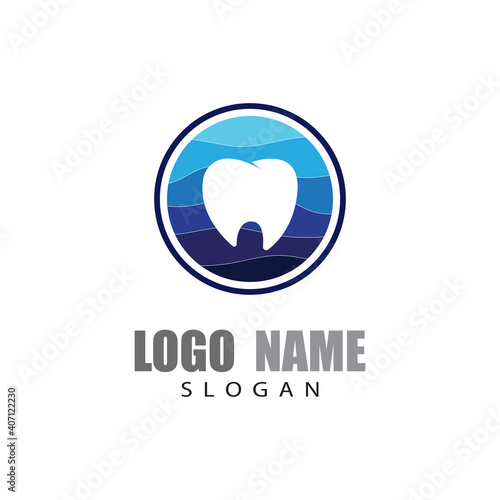 Dental logo Template vector illustration icon design