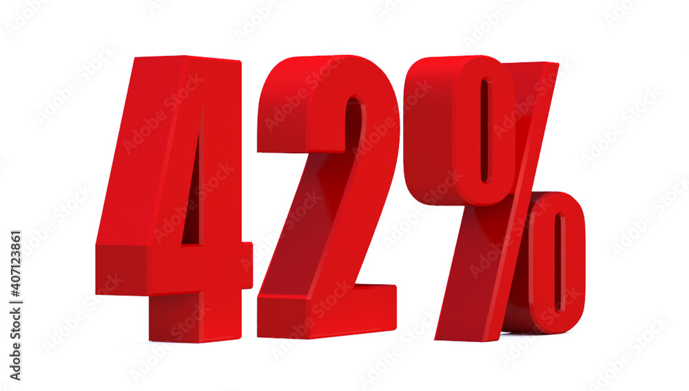 42 Percent off 3d Sign on White Background, Special Offer 42% Discount Tag, Sale Up to 42 Percent Off,big offer, Sale, Special Offer Label, Sticker, Tag, Banner, Advertising, offer Icon 42 Percent off 3d Sign on White Background, Special Offer 42% Discount Tag, Sale Up to 42 Percent Off,big offer, Sale, Special Offer Label, Sticker, Tag, Banner, Advertising, offer Icon