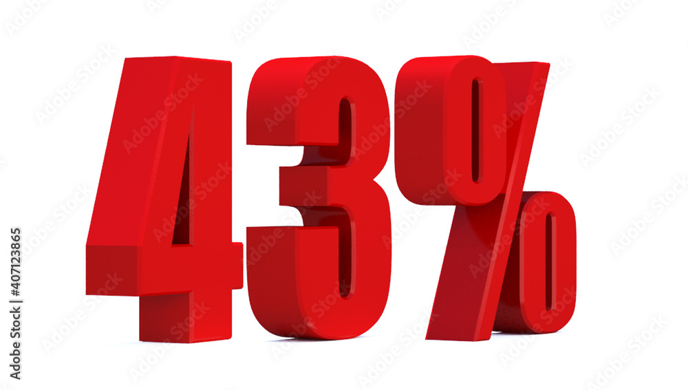 43 Percent off 3d Sign on White Background, Special Offer 43% Discount Tag, Sale Up to 43 Percent Off,big offer, Sale, Special Offer Label, Sticker, Tag, Banner, Advertising, offer Icon 43 Percent off 3d Sign on White Background, Special Offer 43% Discount Tag, Sale Up to 43 Percent Off,big offer, Sale, Special Offer Label, Sticker, Tag, Banner, Advertising, offer Icon
