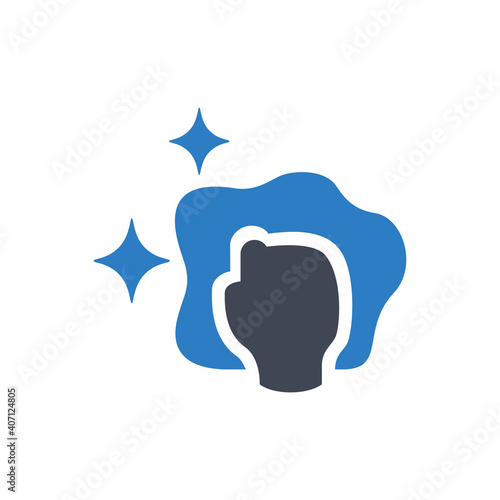 Cleaning rag icon