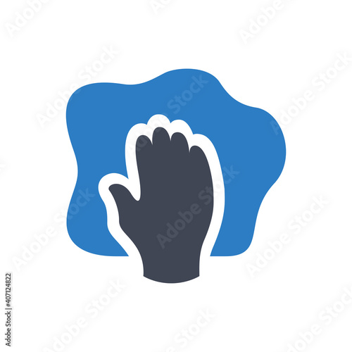 Cleaning rag icon