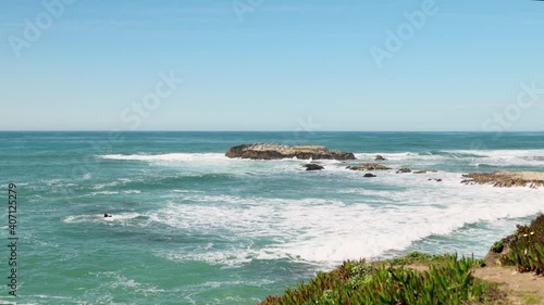Rocky coast of the sea at Pescadero State Beach, California 14 photo