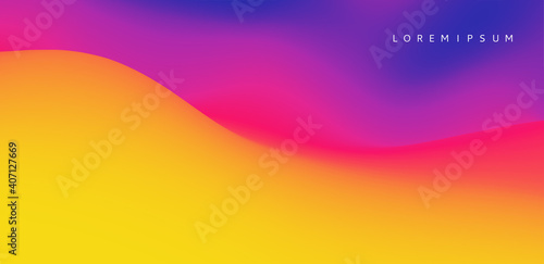 Abstract background with dynamic effect. Creative design poster with vibrant gradients. Vector Illustration for advertising, marketing, presentation. Mobile screen.