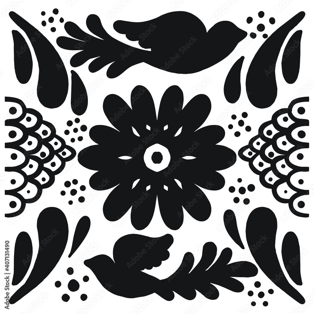 Naklejka premium abstract floral background