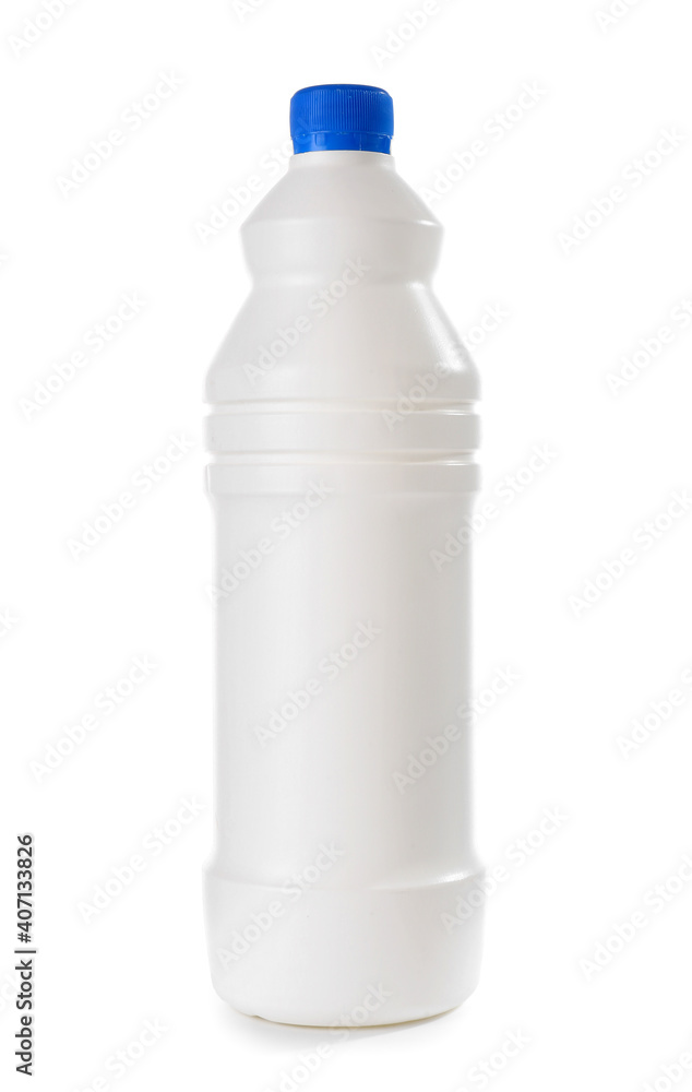 Bottle of detergent on white background Bottle of detergent on white background