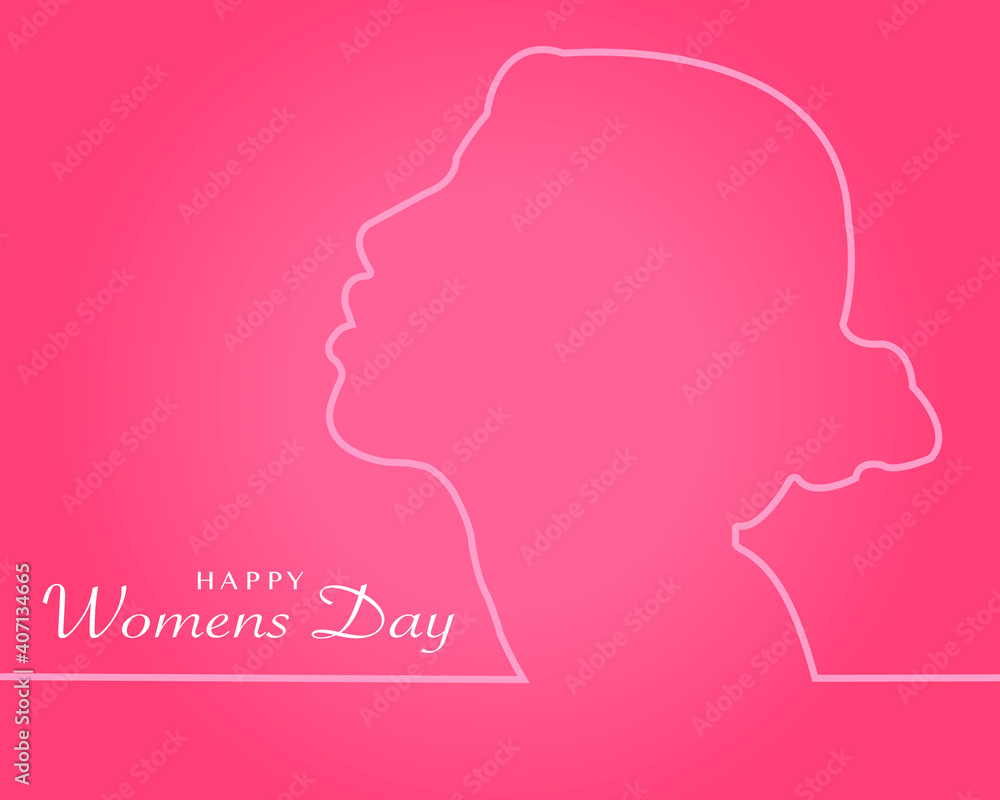 Happy Women's Day Background Vector