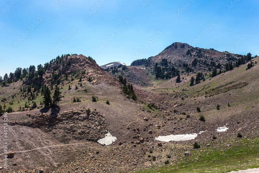 Lassen Peak Hike Views, Lassen Volcanic National Park, California Lassen Peak Hike Views, Lassen Volcanic National Park, California