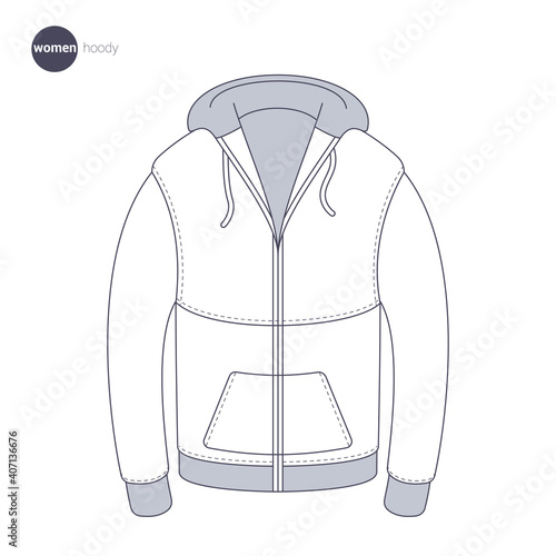 Clothes thin line style.