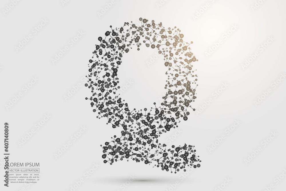 English letters abstract font consists 3d of triangles, lines, dots and connections. Vector illustration EPS 10. English letters abstract font consists 3d of triangles, lines, dots and connections. Vector illustration EPS 10.