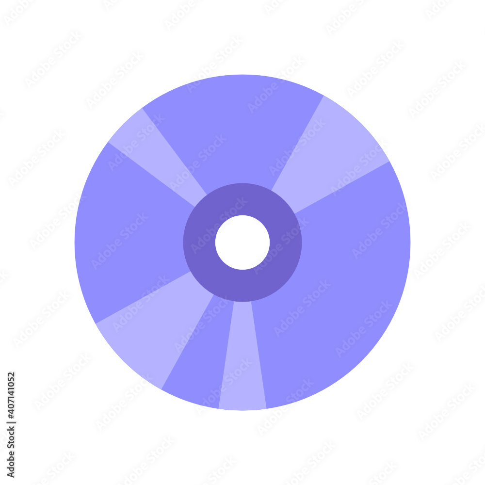 Vector CD or DVD icon. On a white background. Vector CD or DVD icon. On a white background.