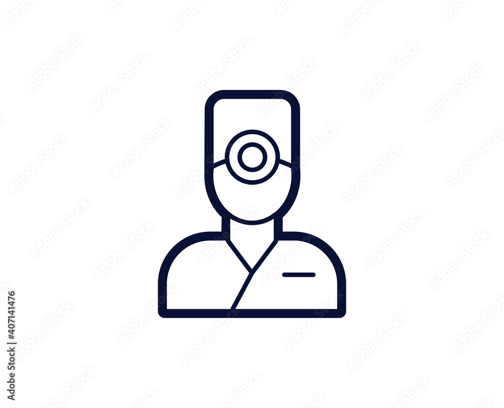 Dentistry icon. Medical black line sign. Premium quality graphic design pictogram. Outline symbol icon for web design, website and mobile app on white background. Monochrome icon of dentistry. Dentistry icon. Medical black line sign. Premium quality graphic design pictogram. Outline symbol icon for web design, website and mobile app on white background. Monochrome icon of dentistry.